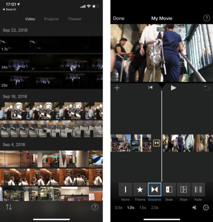 apps movil iMovie